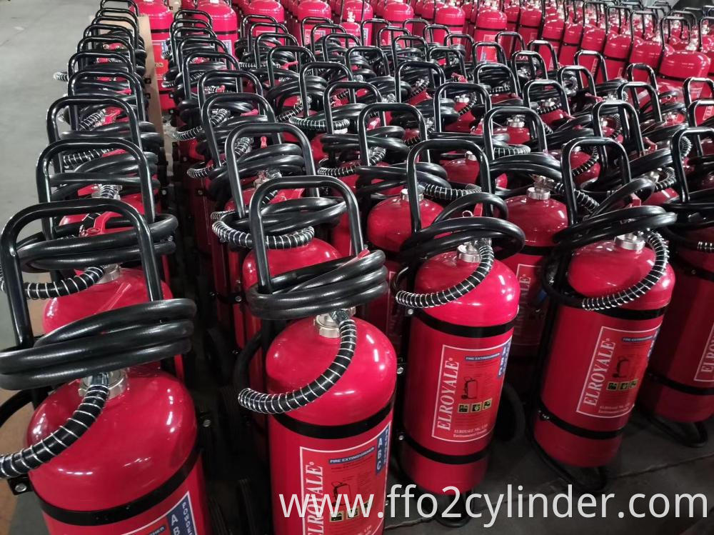 50Kg Powder Trolley Fire Extinguisher Welding Type